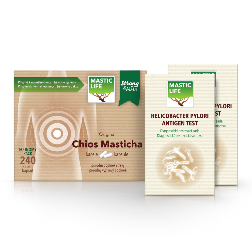 Helicobacter pylori test + Mastic (super set: 2 tests, 240 capsules)